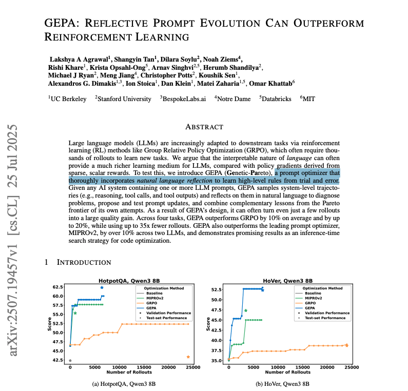 GEPA paper abstract