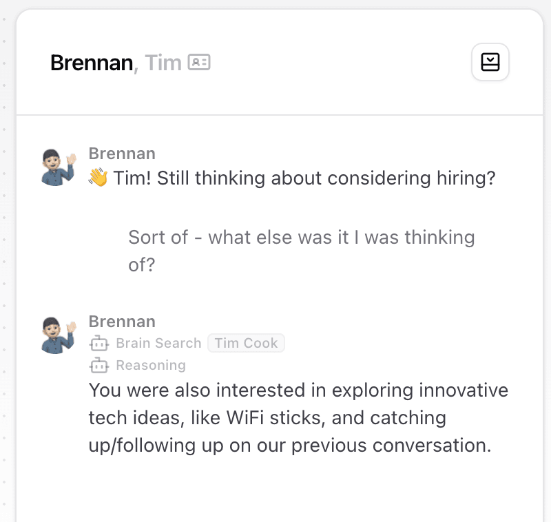 The analytics dashboard showing visitor profiles and interactions.