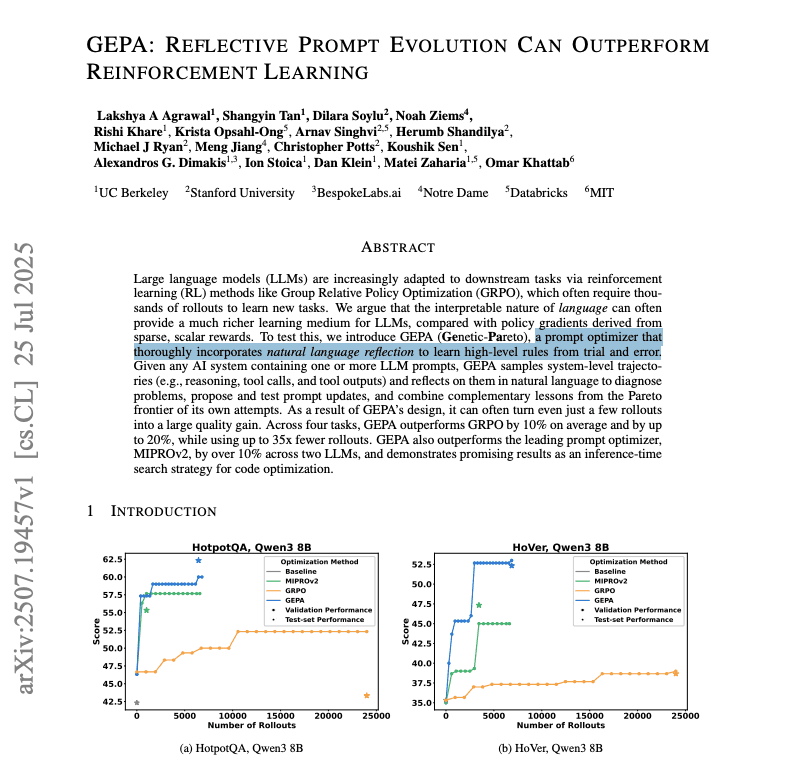 GEPA paper abstract