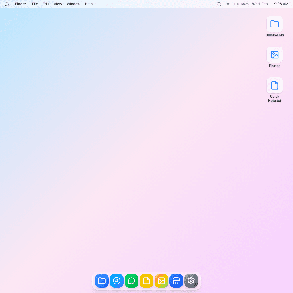 Middle checkpoint Mac on iPad version showing expanded desktop-like environment.